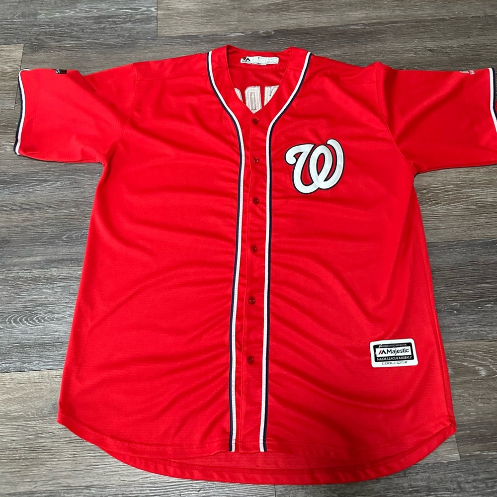 Rare Red Majestic Washington Nationals Rendon World Series
2019 Jersey